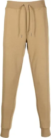 Polo Ralph Lauren logo-embroidered tapered track pants - men - Cotton/Recycled Polyester - S - Neutrals