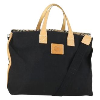 Burberry Pre-owned Tote Bags, female, Black, Size: ONE SIZE Pre-owned Vintage Tote Bag