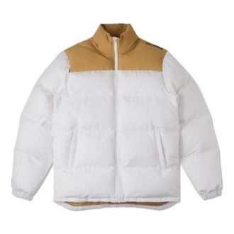 Converse Colorblock Down Jacket Asia Sizing White Tan 10020541-A05
