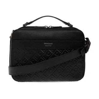 Ferragamo Heren, Tassen, Zwart, Maat: ONE Size Leer