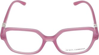 Dolce & Gabbana Vierkant optisch montuur - Dames - Accessoires - Roze - Maat: 53 MM