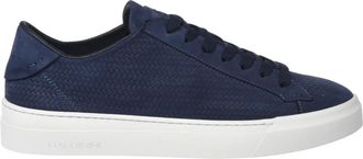 Baldinini Braided Nubuck Sneaker - Heren - Sneakers - Blauw - 40 EU - Leer - Schoenen