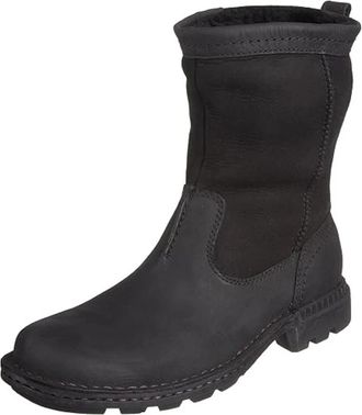 UGG Mens UGG Hartsville Boots Black Leather Waterproof Sheepskin Lined GBNC447