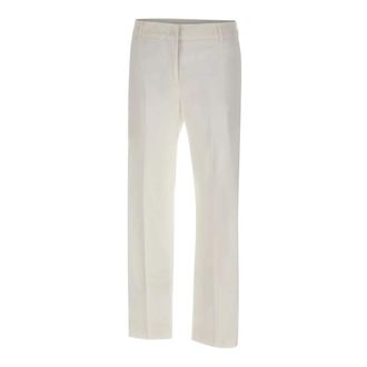 Marella Straight Trousers, female, White, Size: 2XL Straight Trousers