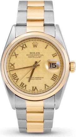 Rolex Pre-owned Rolex Datejust Automatic Chronometer Champagne Dial Unisex Watch 16203 CRO