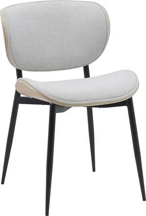 Clp Clp - Sedia Enid Con Rivestimento In Similpelle O Tessuto Natura/crema Tessuto