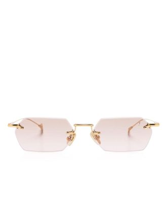 Eyepetizer rimless geometric sunglasses - Gold