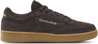 Reebok Womens Club C 85 - Running Shoes Brown/Linen/Gum Size 10.0