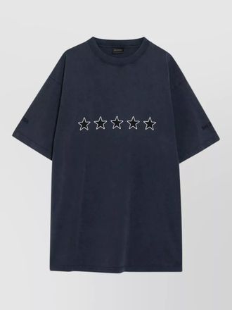 Balenciaga star graphic crew neck short sleeve shirt