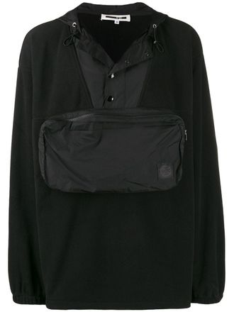 McQ by Alexander McQueen Felpa Offspring con tasca - Nero
