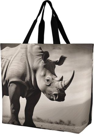 Generic South Africa Animal Women Handbag Handle Grocery Bag Waterproof Grocery Bags For Picnic Ladies Daily Use