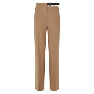 Semicouture Dames, Broeken, Bruin, Maat: XS