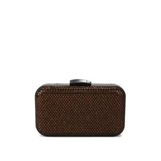 Kurt Geiger Womens Fleur Box Bag - Brown Fabric - One Size