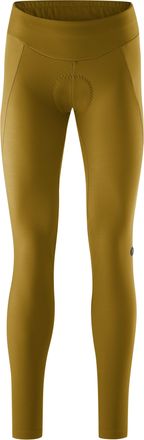 Gonso Fahrradhose GONSO Essential Tight Therm W, Damen, Gr. 40, Normalgr&ouml;ssen, senf, 85% Polyamid; 15% Elastan, Hosen Fahrradhose, Hohe Bewegungselastizit&auml;t