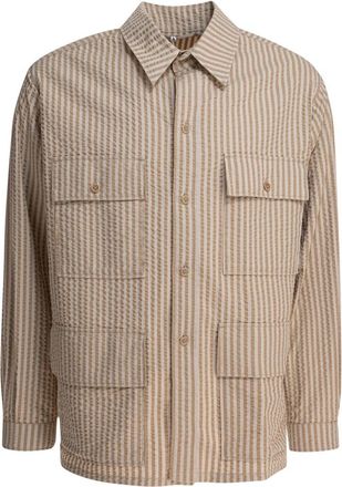 Kaptain Sunshine Giacca Safari Shirt - - Jackets - Uomo - Beige - L