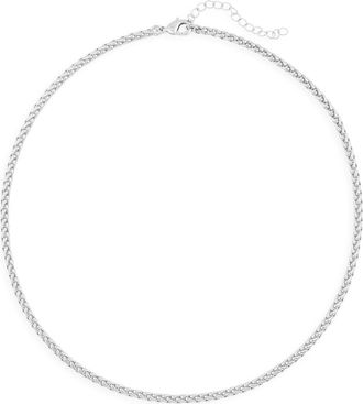 Nordstrom Rack Wheat Chain Necklace in Silver at Nordstrom Rack
