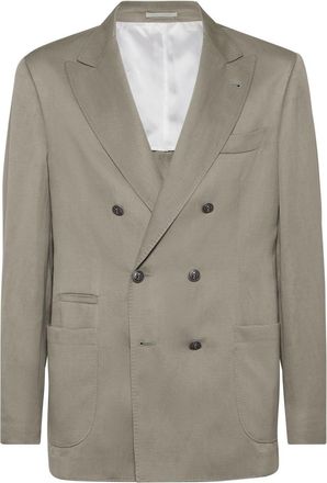 Brunello Cucinelli Silk And Linen Jacket