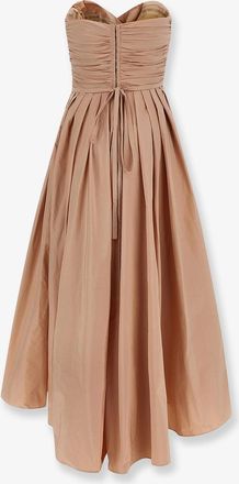 Pinko Womens Dress Dattero Taffeta Pink Polyester