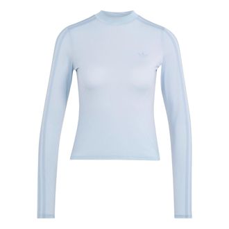 adidas (WMNS) adidas x Jennie Sheer Long Sleeve T-Shirt Asia Sizing Wonder Blue LD4970