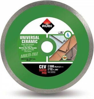 Rubi 30950 Cev-300 Superpro Disco Diamante General Cer&aacute;mica Continuo - Ref: 30950