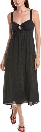 Saltwater Luxe Linen-Blend Midi Dress