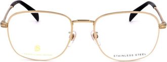 David Beckham Db 7028/G Rectangular Metal Frame Eyeglasses
