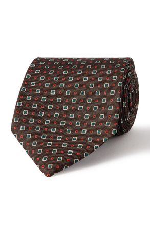 Drake's + HIM 8cm Printed Silk Tie