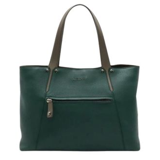 Bulgari Pre-owned Tote Bags, female, Green, Size: ONE SIZE Pre-owned Vintage Shoulder Tote Bag