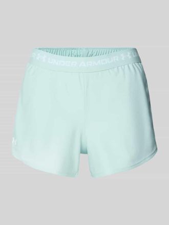 Under Armour Shorts mit elastischem Bund und Logo in Mint, Gr&ouml;&szlig;e XL