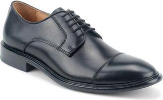 Warfield & Grand Ducasse Cap Toe Derby in Black at Nordstrom, Size 11.5
