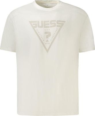 Guess Witte Katoenen Heren T-Shirt