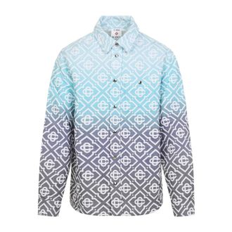 Casablanca Shirts, female, Multicolor, Size: M Monogram Jacket