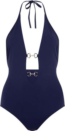 Gucci One-piece, female, Blue, Size: S One-piece Swimsuit