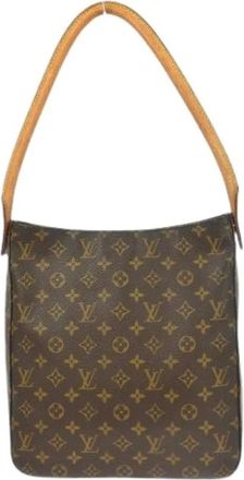 Louis Vuitton Pre-owned Shoulder Bags, female, Brown, Size: ONE SIZE Pre-owned Looping Handbag