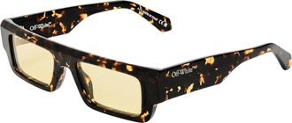 Off-white Off White Pittsburgh-zonnebrillen voor heren (Havana)