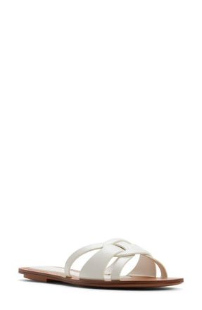 Aldo Rosmary Slide Sandal in White at Nordstrom, Size 7.5