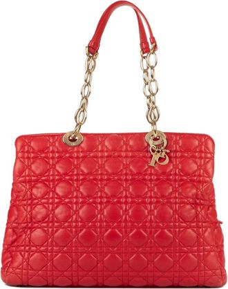 Dior Borsa tote trapuntata - Rosso