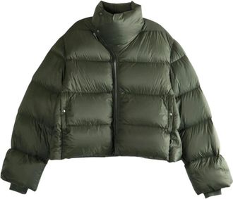 Rick Owens Winterjassen - Dames - Winterjassen - Groen - 2XL - Nylon - Jassen
