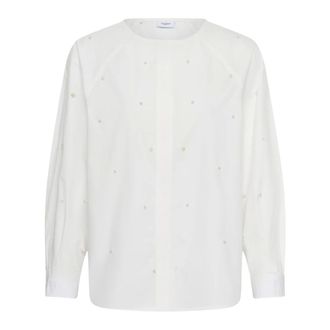 Saint Tropez Blouses & Hemden - Dames - Blouses & Shirts - Wit - Maat: S