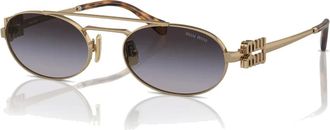 Miu Miu Dames, Accessoires, Geel, Maat: 53 MM