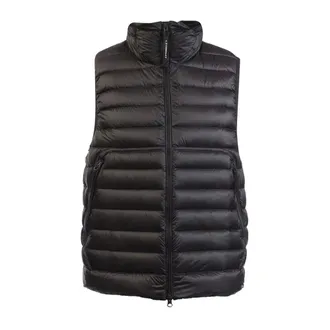 C.P. Company Vests, male, Black, Size: M Liner Padded Gilet