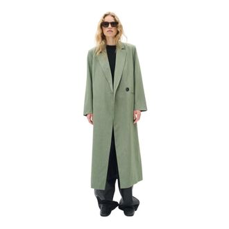 Inwear Cappotto Monopetto - - Coats - Donna - Verde - XL