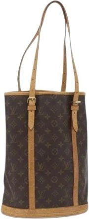Louis Vuitton Pre-owned Bucket Bags, female, Brown, Size: ONE SIZE Pre-owned Bucket Bag
