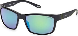 Skechers SE6117 Polarized 01R Mens Sunglasses Black Size 58