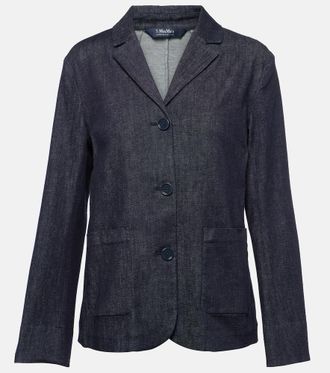 Max Mara Robin denim blazer