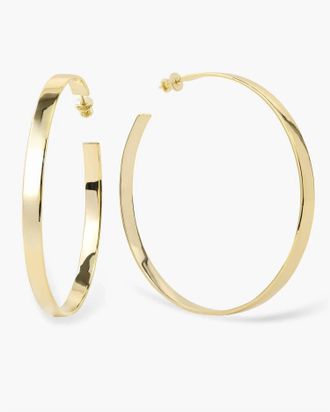 Melinda Maria Womens Atlas Hoops 3 Earrings In Gold