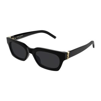 Saint Laurent SL M175 Zonnebril - Dames - Accessoires - Zwart - Maat: 52 MM Nylon