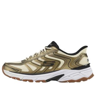 Skechers Stamina Gold Black White 233150-GDBK
