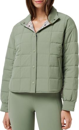 Travis Mathew Marin Quilted Jacket in Sea Spray Multi at Nordstrom, Size Xx-Large