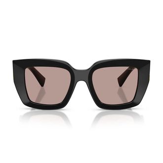 Miu Miu Sunglasses Mub05 S 16 K20 I Black/Light Purple Brown Women